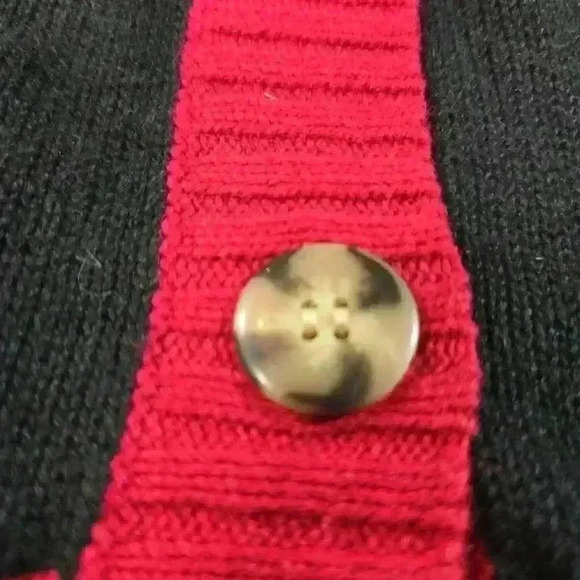 Vintage Sweater Bonnie & Bill Ramie Cardigan Fair Isle Womens XL Festive Nordic - Picture 10 of 16